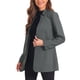 thumbnail image 4 of BLAZER DE OFICINA PARA MUJER CON LARGO DE MANGA LARGA, CUELLO DE SOLAPA, ESCOTE EN V, ABIERTO EN FRONTAL, FORRADO, CON DOS BOLSILLOS, TAMAÑO M, GRIS OSCURO, 4 of 6