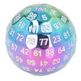 thumbnail image 2 of D100 Number Dice, 2.0in Diameter D100 Metal Dice Polyhedral Random  For Over 14 Years Old ANGGREK Color de revestimiento, 2 of 8