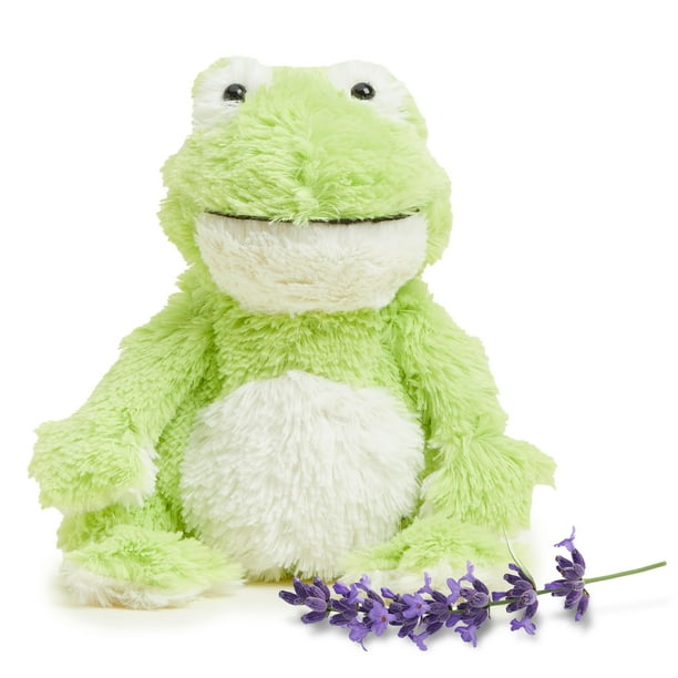 Un animal de peluche calienta ranas pesadas y aptas para microondas