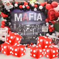 thumbnail image 3 of Juego de 4 piezas inflables Jumbo de 32 cm, de Game Dice Mototo, color rojo, 3 of 7