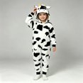 thumbnail image 6 of YunPes Toddler Kids Unisex Onesie Soft Flanne Animal Jumpsuit Zip-Up Front Halloween Party Role Dress Up Boy Girl Fall Winter Loungewear, 6 of 9