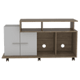 thumbnail image 4 of Mesa Para Tv Atena Miel y Blanco Virtual Muebles, 4 of 5