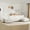 White, variant on 110" Modular Sectional Sofa with Charging Station, L-Shaped Chenille Cloud Couch with Extra-Wide Seat and Moveable Ottoman for Living Room, Khaki