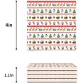 thumbnail image 3 of RYLABLUE Merry Christmas Set of 8 Coaster for Drinks, Absorbent Ceramic Stone Coasters Cup Mat with Cork Base for Home Kitchen Room Coffee Table Bar Decor, 3 of 4