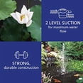 thumbnail image 4 of LAGUNA WATER GARDEN-PT8212 Laguna Powerjet 2000 Fountain &amp; Waterfall Pump Kit  Tan, 4 of 9
