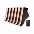 thumbnail image 1 of Chenchen Women's 10-24 Pairs (in Gift Box) Ankle High Sheer Nylon Socks Soft Tight Hosiery with Reinforced Toe, 1 of 1