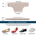 4 Pairs Heel Cushion Pads, Heel Grips Liner Cushions Inserts For Shoe