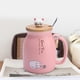 thumbnail image 4 of Tazas de café de 420ML Taza de cerámica de gato encantador con cuchara y tapa Taza de leche de agua de café para niños regalos para amantes de la oficina ANGGREK  Otros, 4 of 8