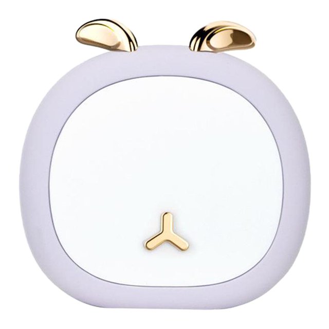 Lámpara LED táctil de noche recargable para niños Conejo morado jinwen Luz de noche