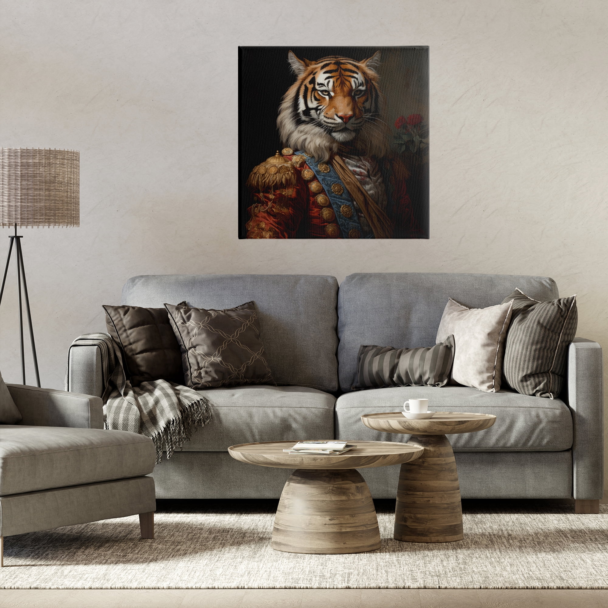 Stupell Industries Noble Tiger Transformation Canvas Wall Art, design by Lazar Studio