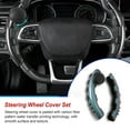 thumbnail image 4 of OUSITAID Car Steering Wheel Cover Set Anti-skid Plastic Covers Driving Booster Interior Protector Parts Decorations, 4 of 6