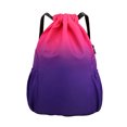 thumbnail image 1 of LYMAYTER Sports Backpack Gradient Color Drawstring Design Large Capacity Travel for Gym Yoga Fitness Outdoor Activities, 1 of 8