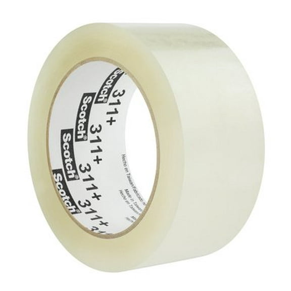 Scotch Box Sealing Tape 311 Clear, 48 mm x 100 m (Case of 36)
