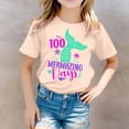 thumbnail image 2 of HNMKIU T-Shirt Col Rond Imprimé pour Enfants Garçons et Filles - Manches Courtes Cool pour Tenue Décontractée et Aventures Quotidiennes, 2 of 4