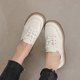 thumbnail image 5 of 2022 Otoño Mujeres Nuevos Zapatos Planos Casuales Con Cordones Zapatos De Cuero De Vaca Auténtico Zapatos Planos Individuales, 5 of 5