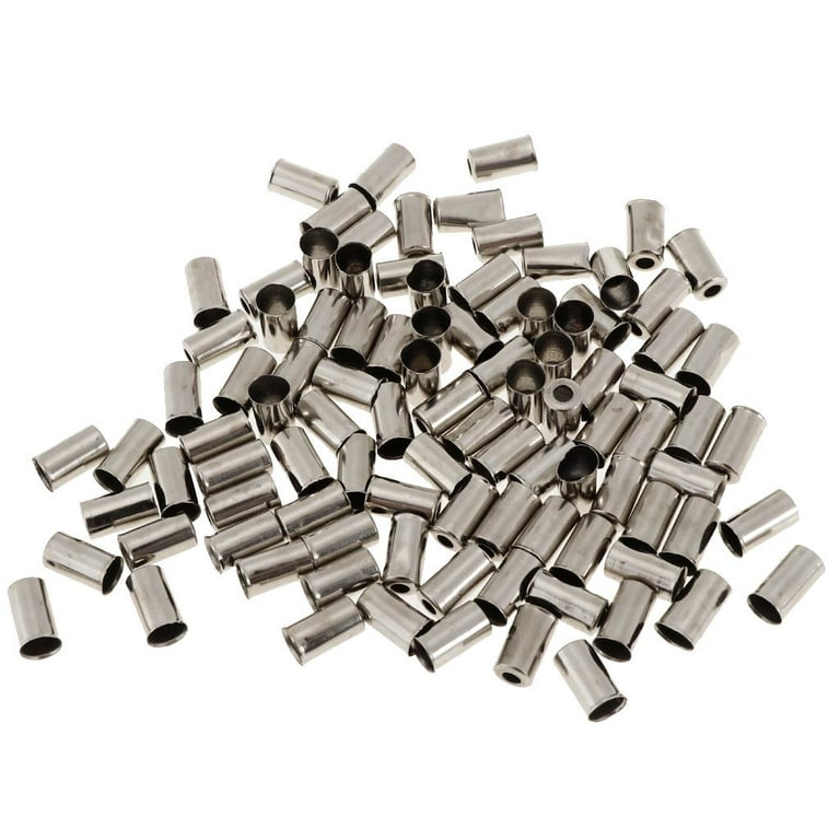 100Pcs Bike Brake Cable End Brake Crimps Cable Housing Ferrules Aluminum