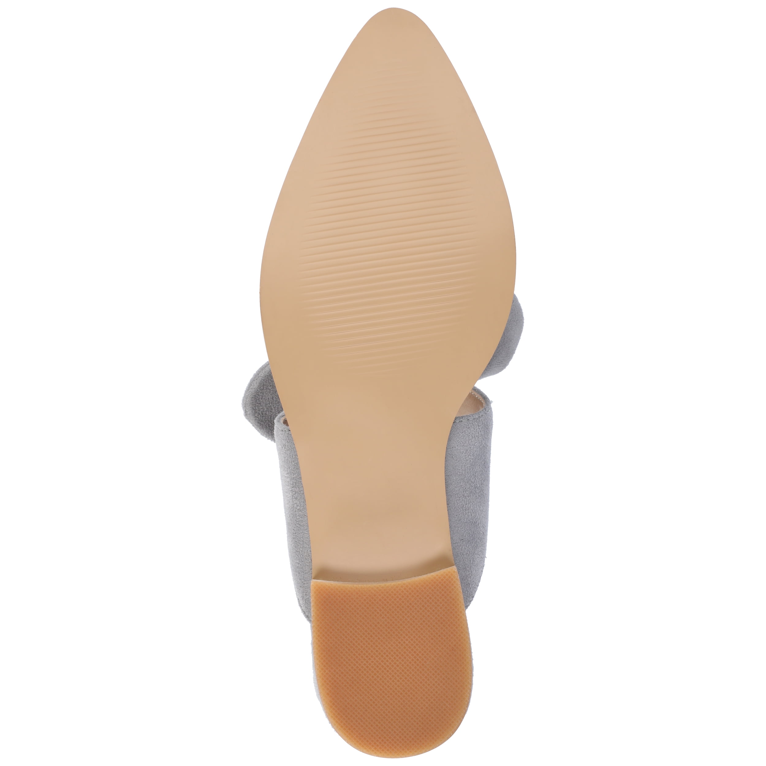 Journee Womens Telulah Narrow Width Slip On Pointed Toe Mule Flats