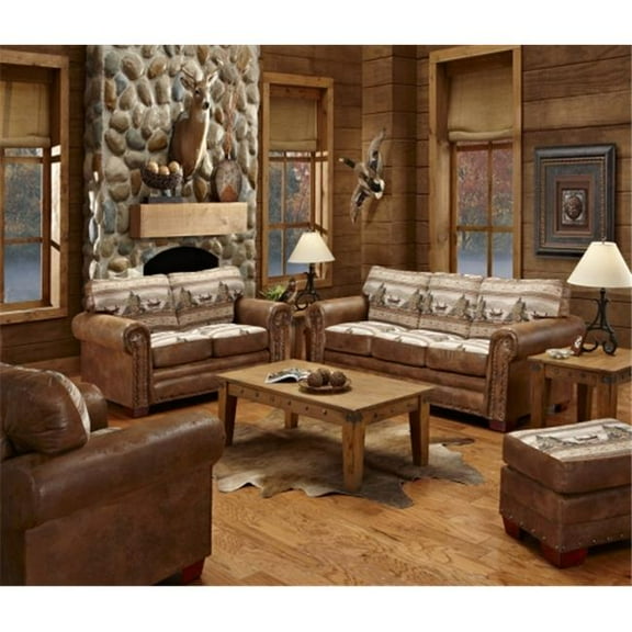 American Furniture Classics Alpine Lodge Four Sofa Set