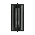thumbnail image 4 of 1 Light Outdoor Wall Lantern In Minimalist Style-15 Inches Tall And 7 Inches Wide Capital Lighting 948211Bk, 4 of 6