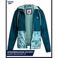 thumbnail image 3 of Reebok Womens Rain Jacket Lightweight Water-Resistant Windbreaker for Women with Adjustable Hood, 3 of 7