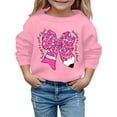 thumbnail image 1 of Chandails en Molleton pour Filles, Manches Longues, Imprimés, Col Rond, Chandail Décontracté, Vêtements d'Automne, 3-4 Ans, 1 of 4