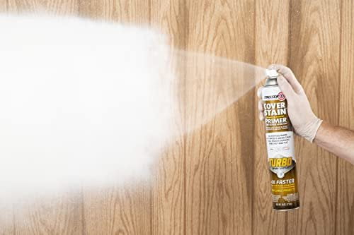 Zinsser Cover Stain Turbo Primer Spray, 26 oz, White, Pack of 1