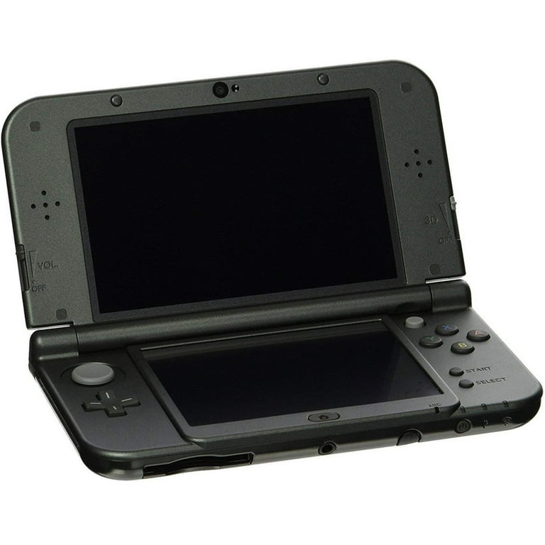 Nintendo New 3DS XL, Black, Refurbished, Large Screens, Portable