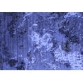 thumbnail image 1 of Ahgly Company Machine Washable Indoor Rectangle Oriental Blue Industrial Area Rugs, 2' x 4', 1 of 4