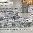 thumbnail image 5 of Haperlare Vintage Runner Rugs for Hallway Bohemian Machine Washable Non Slip Laundry Entryway Runner Rug, Grey Indoor Floor Rugs,2'x6', 5 of 7