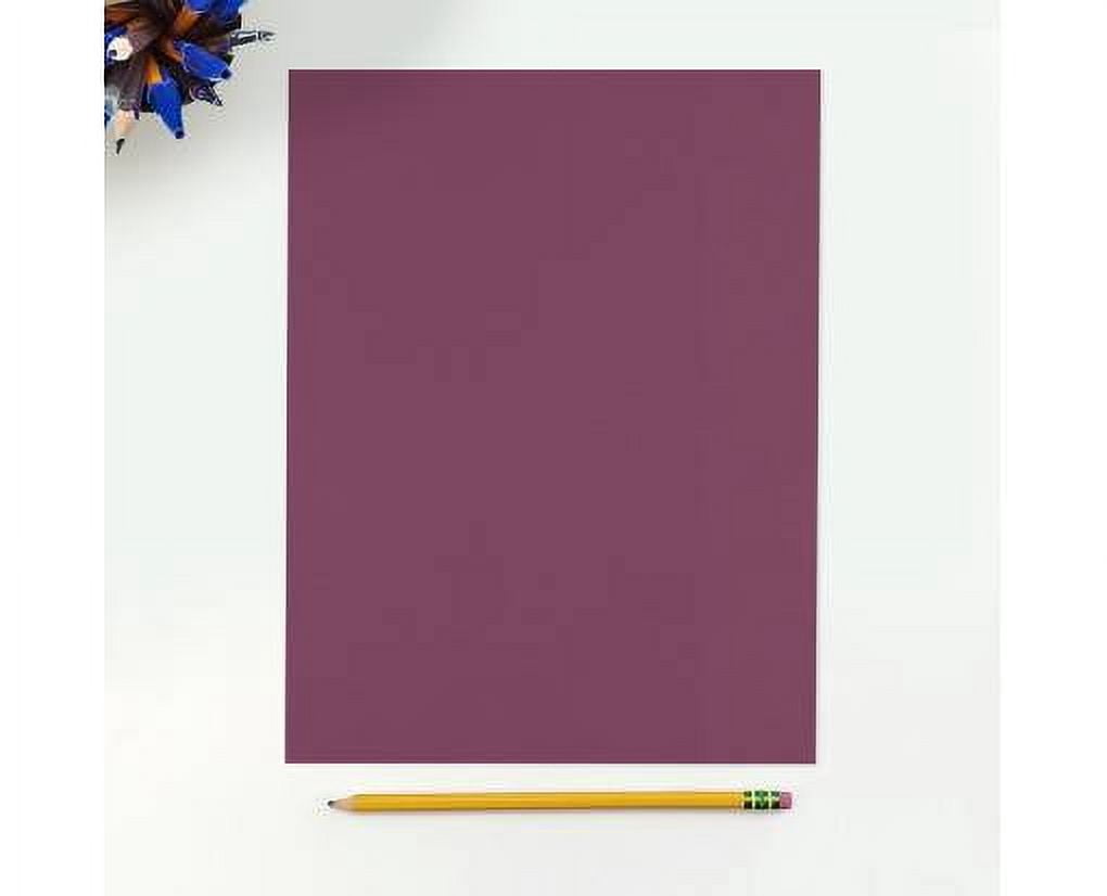 LUXPaper 8 1/2 x 11 Paper, Vintage Plum, 50/Pack