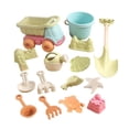 thumbnail image 6 of Beach Sand Toys Set for Kids Toddlers, Sandbox Water Toys with Dump Truck, Boat, Castle Buckets and Molds, All-Season Outdoor Play Kit for Snow & Sand, 6 of 7