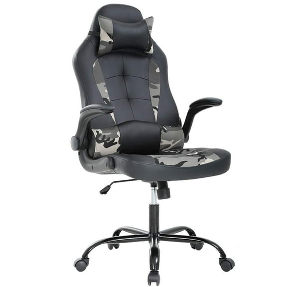 BestOffice Ergonomic Gaming Chair, Lumbar Support, Swivel Rolling for Men, Women(Camo)
