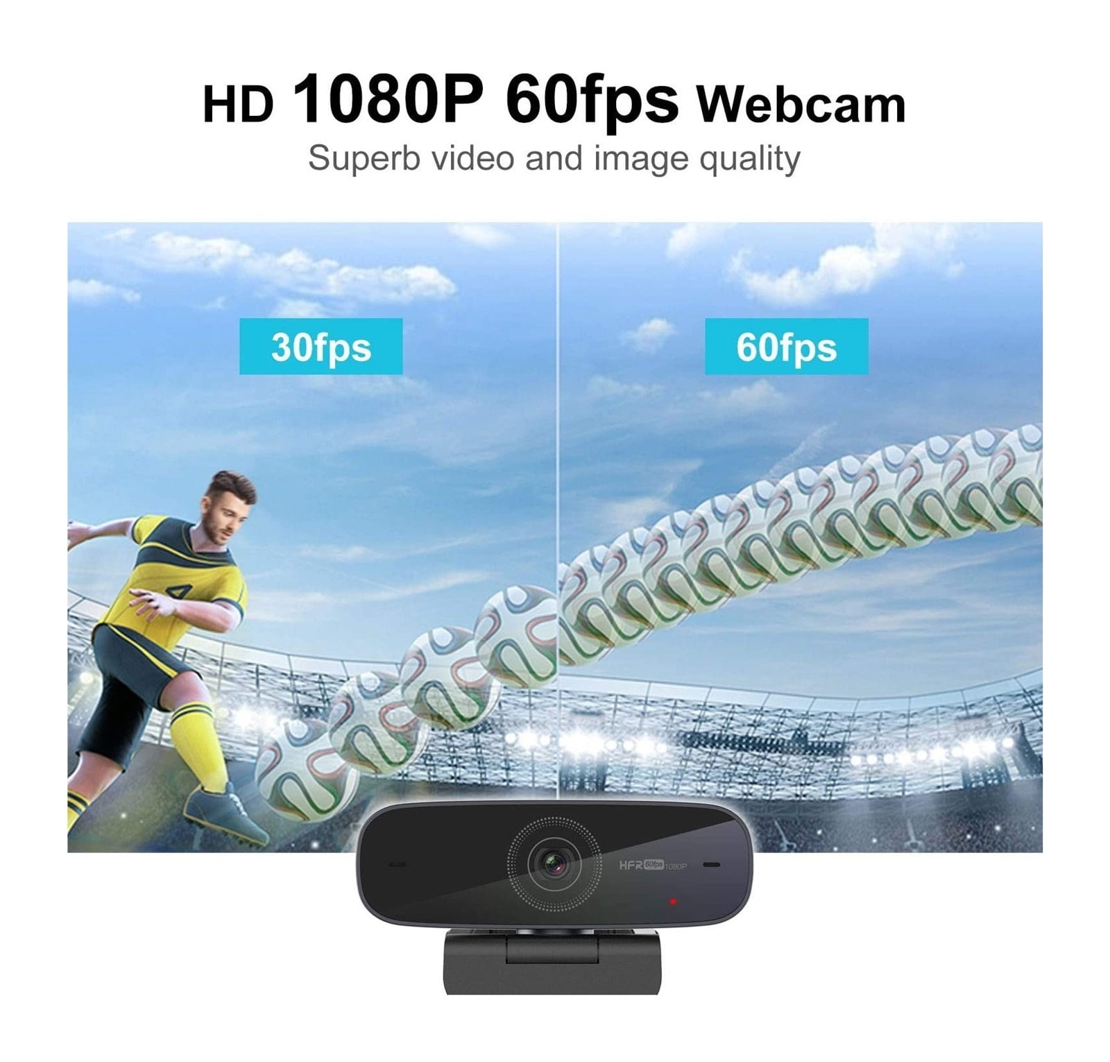 Hd 1080P AF 60fps Usb Streaming Webcam With Microphone For Computer Meeting Web Camera For Conferencing, Live Streaming, Recording ,HD Video