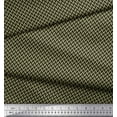thumbnail image 3 of Soimoi Moss Georgette Fabric Herringbone Small Printed Fabric 1 Yard 42 Inch Wide, 3 of 3