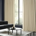 thumbnail image 6 of Half Price Drapes Off White Vintage Dupioni Silk Room Darkening Curtains for Bedroom (1 Panel), 50WX 120L, 6 of 7
