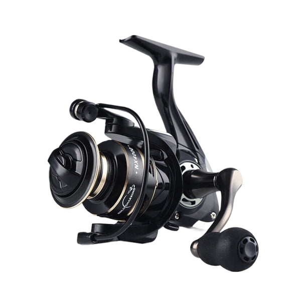 Wosthever Aleación: características cargadas del carrete de pesca con fijación en S, suave y estable, para pescadores de agua dulce Pescar NX-4000