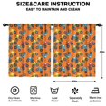 thumbnail image 2 of Blackout Kids Curtains,Orange Monster Cartoon Trucks Pattern Childrens Insulated Curtains Set Of 2,Bedroom Essentials,Toddler Room Decor 52"x63", 2 of 5