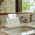 thumbnail image 5 of ZUXONGSY Dog Paws Tissue Box Covers Pack of 2 Rectangular PU Leather Tissue Box Holder with Snap Button Leather Tissue Holder for Bathroom Napkin Tissue Dispenser Attractive Decor, 5 of 7