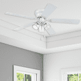 thumbnail image 2 of Prominence Home Renton 52'' White Flushmount Reversible Ceiling Fan, 2 of 14