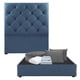 thumbnail image 1 of Box Base Cama Matrimonial + Cabecera Ikki Azul + Almohada 2Pack + Protector Cloud + Sábanas Softy + Edredón Homy, 1 of 8