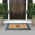 thumbnail image 2 of A1HC Natural Rubber & Coir 24x39 Monogrammed Doormat For Front Door, Anti-Shed Treated Durable Doormat for Outdoor Entrance, Heavy Duty, Low Profile, Easy to Clean, Long Lasting Front Porch Entry Rug, 2 of 7