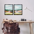 thumbnail image 3 of Stupell Industries Mountain Valley Meadow Landscape Painting Black Floater Framed Canvas Art Print Wall Art, 17 x 21, Set of 2, 3 of 10