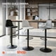 thumbnail image 4 of Set 4 Sillas Banco Bar Eames Ajustable Tulip Minimalista Silla Alta para Barra con Reposa Pies Asiento Giratorio 360° Banco Alto con Altura Regulable (Gris 4 Piezas), 4 of 7