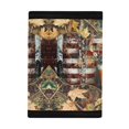 thumbnail image 3 of CHAQLIN Elastic Polyester Trifold Card Wallet with Thin Portable Children's Money Wallets for Outdoor, Vintage American Flag with Whitetail Deer & Camo Leaf Pattern Children's Wallet, 3 of 7