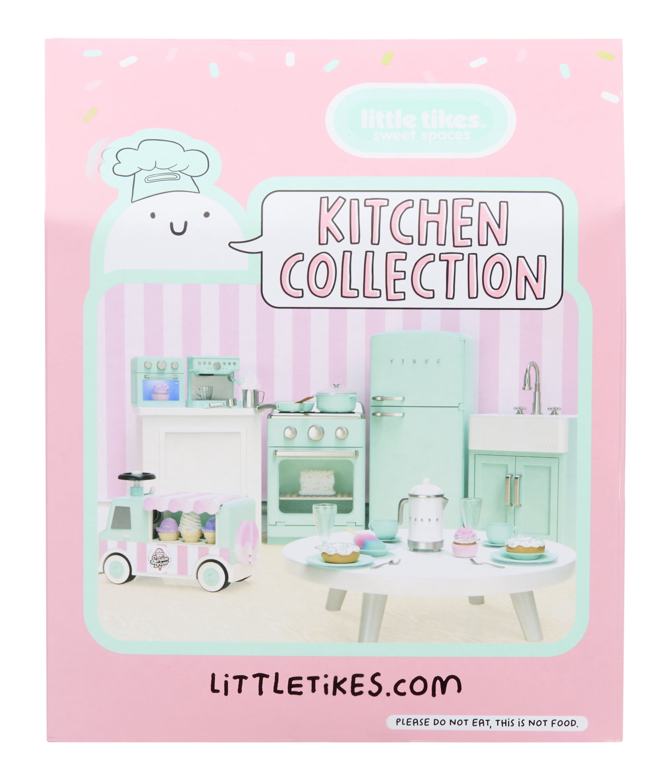 Little Tikes Sweet Spaces Playful Plates – Donuts, Play Kitchen Food, Ages 3+