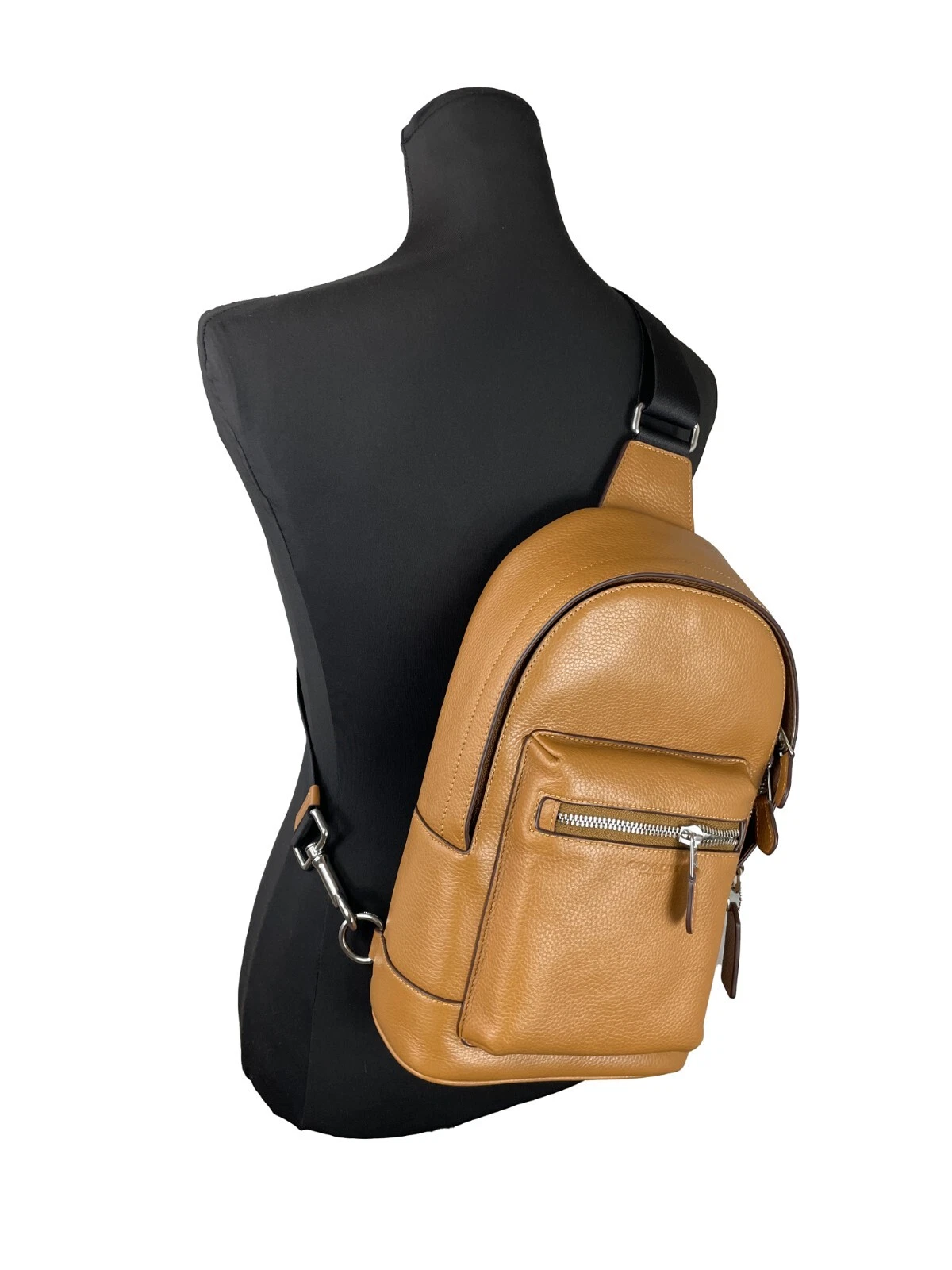 Coach (2540) West Pebbled Leather Sling Pack Backpack Bag