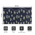 thumbnail image 5 of Dark Blue Daisy Flower Pattern Door Rugs,Washable Non Slip Door Mats Indoor,Decorative Door Mats,Entry Mat Indoor for Entrance,Bedroom,Kitchen,Bathroom,17"x30", 5 of 6