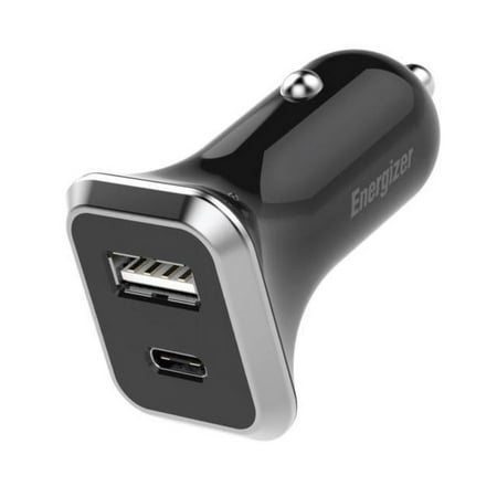 Energizer EU USB Car Charger 2 Port Type-C + USB ENGUSBC13