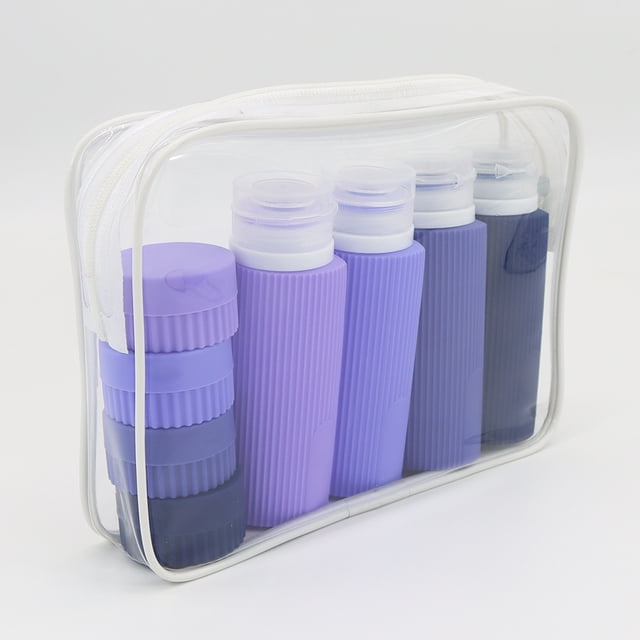 Botella de silicona para el cuidado de la piel, champú, loción, gel de ducha, botella de lavado, botella de viaje portátil