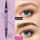 thumbnail image 2 of Bolígrafo de cejas iMethod Magic 2 en 1, impermeable, dura todo el día, gris, 2 of 8
